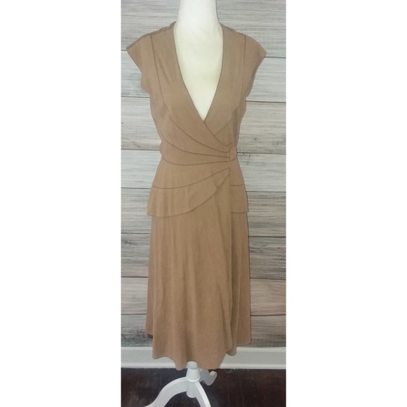 Vintage Dresses & Skirts - VINTAGE Young Edwardian 70's Wrap Dress S M